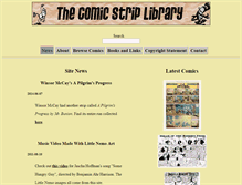 Tablet Screenshot of comicstriplibrary.org
